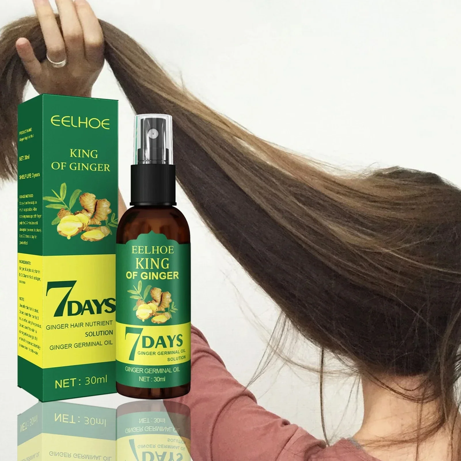 Growth Factor Serum - 2024 Ginger Hair Growth Serum Sprayer