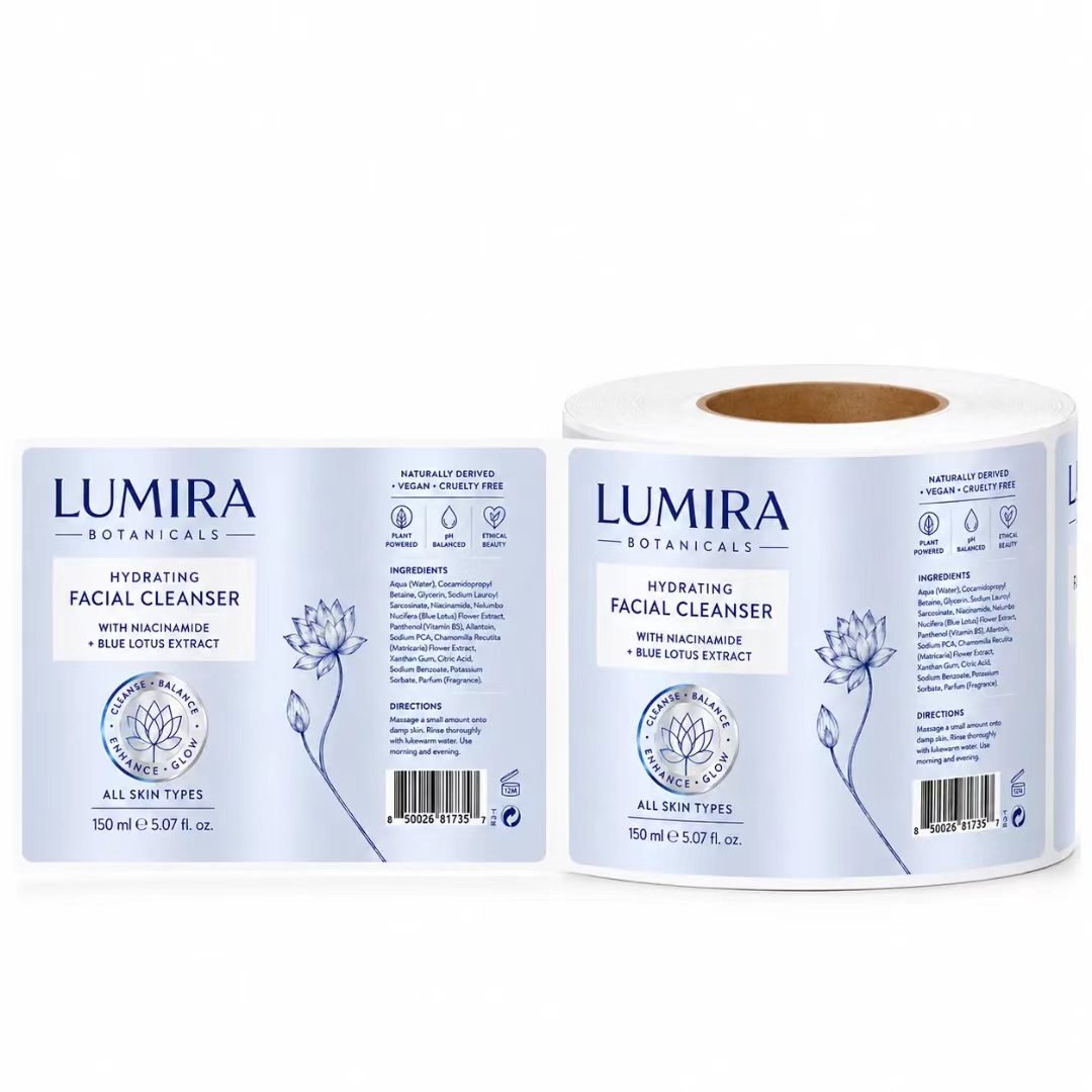 Custom Luxury Blue/Silver Foil - огляд і ціна Luxury Skincare Labels